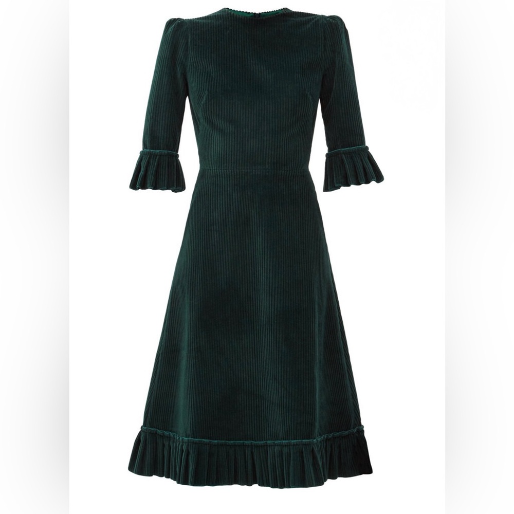 The Vampire’s Wife The Festival Jumbo-Corduroy Cotton Midi Dress